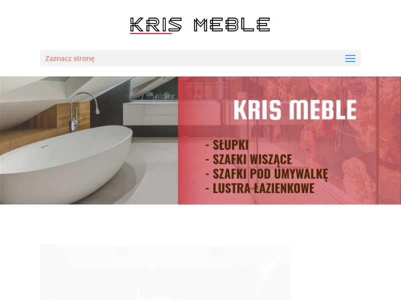 Internetowy sklep meblowy KrisMeble!